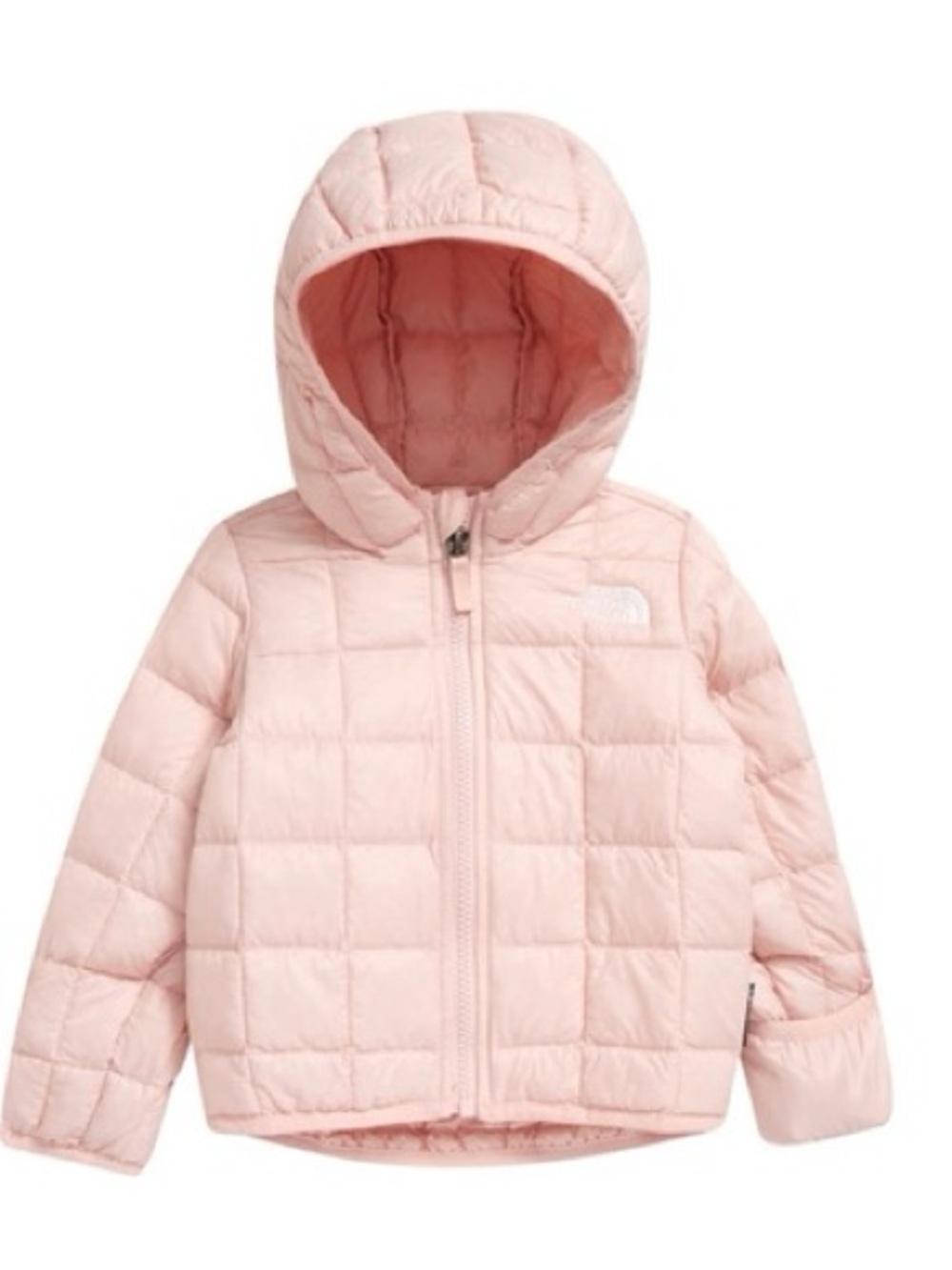 Toddler Girl- The North Face Light Pink Quilted Hooded Jacket
